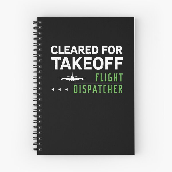 Item preview, Cleared For Takeoff Flight Dispatcher A Flight Paths Planner designed and sold by StrongShirts.