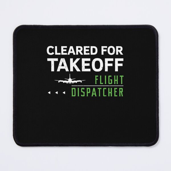 Item preview, Cleared For Takeoff Flight Dispatcher A Flight Paths Planner designed and sold by StrongShirts.