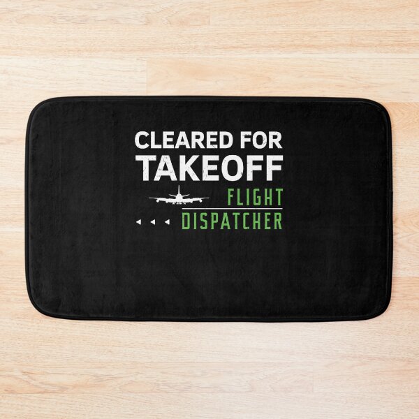 Item preview, Cleared For Takeoff Flight Dispatcher A Flight Paths Planner designed and sold by StrongShirts.