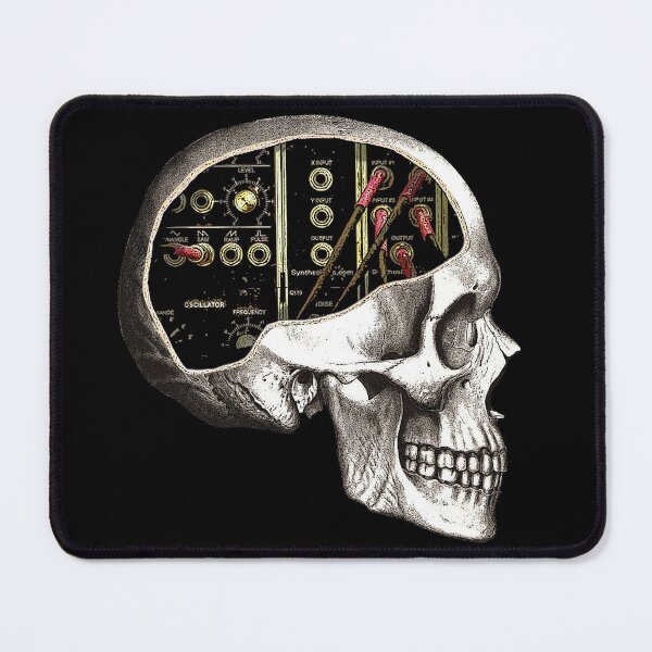 Item preview, Analog Modular Synthesizer Skull for Synth Nerd designed and sold by NUMAcreations.