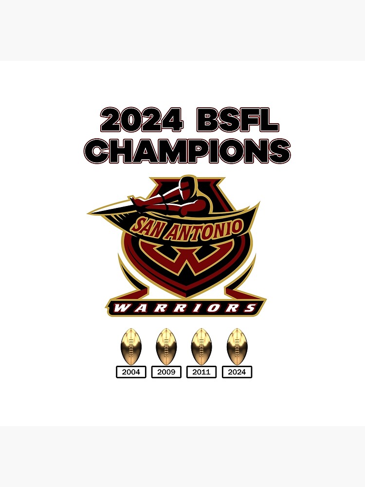 Thumbnail 4 of 4, Pillow, 2024 BSFL Champions designed and sold by SAWarriors.