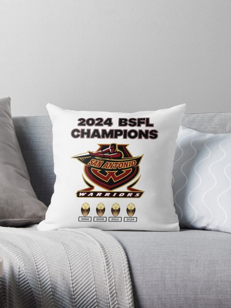 Thumbnail 1 of 4, Pillow, 2024 BSFL Champions designed and sold by SAWarriors.