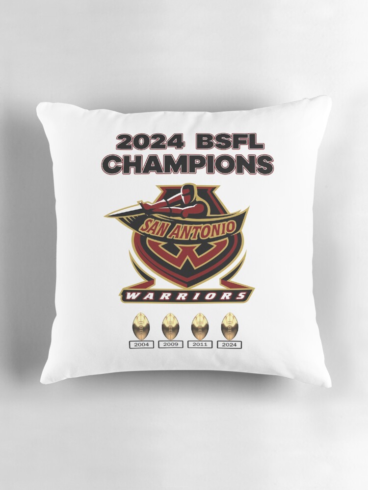 Thumbnail 3 of 4, Pillow, 2024 BSFL Champions designed and sold by SAWarriors.