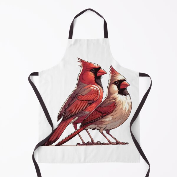 Item preview, Copy of Northern Cardinal Pair - female and male Northern Cardinal designed and sold by PrintItStudio.