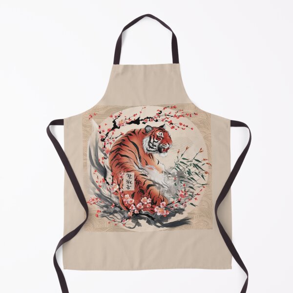 Item preview, Korean Tiger- Traditional Ink Painting designed and sold by Globalcitytees.