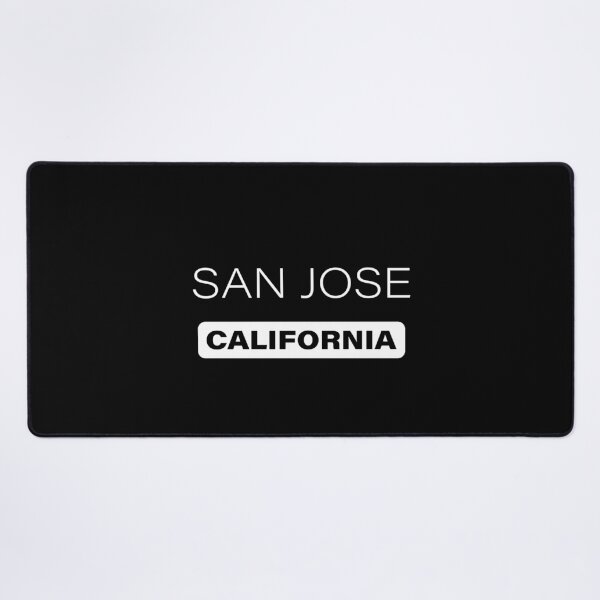 Item preview, San Jose City, California, USA, Simple White Text designed and sold by JohnnyVillas.