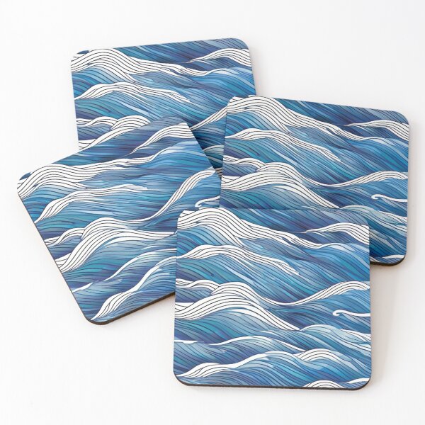 Item preview, Design An Abstract Representation Of Ocean Waves designed and sold by WATERDUST.