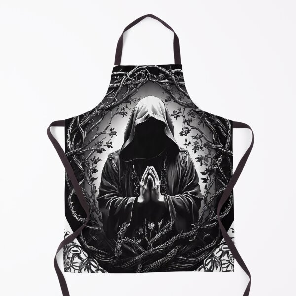 Item preview, Hooded Figure in Black & White designed and sold by FocusedArt.