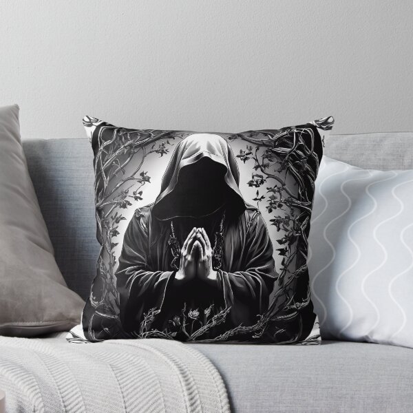 Item preview, Hooded Figure in Black & White designed and sold by FocusedArt.