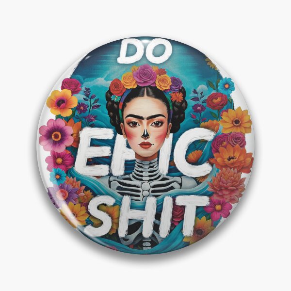 Item preview, Frida Kahlo inspired portrait. Do epic shit! designed and sold by MilagroUnicorn.