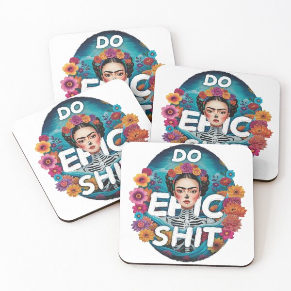 Item preview, Frida Kahlo inspired portrait. Do epic shit! designed and sold by MilagroUnicorn.