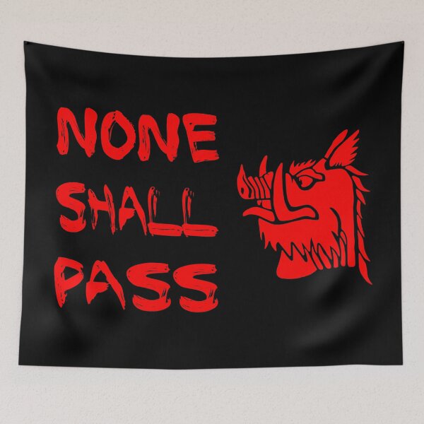 Item preview, None Shall Pass British Classic Film Comedy 1970s V1a designed and sold by RetrospectUK.