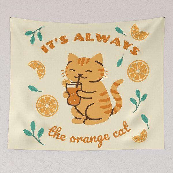 Item preview, Always the Orange Cat designed and sold by Wlaurence.