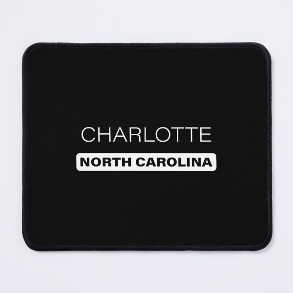 Item preview, Charlotte City, North Carolina, USA, Simple White Text designed and sold by JohnnyVillas.