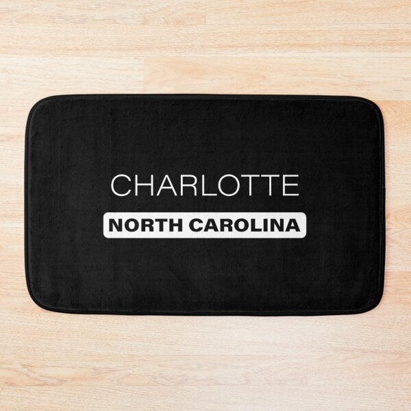 Item preview, Charlotte City, North Carolina, USA, Simple White Text designed and sold by JohnnyVillas.