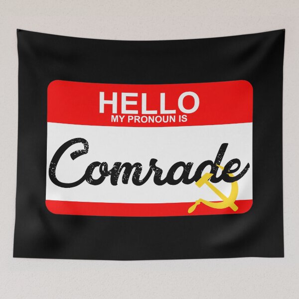 Item preview, My pronoun is comrade designed and sold by remerasnerdas.