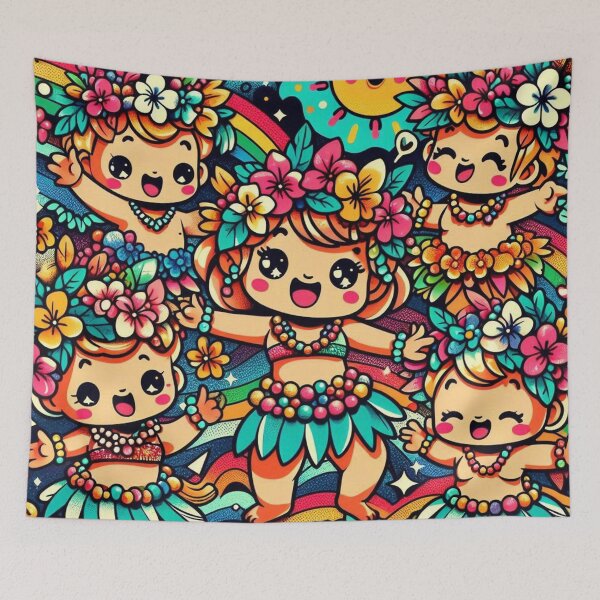 Item preview, Enchanting Hula Kids - 059 designed and sold by sagaofsilence.