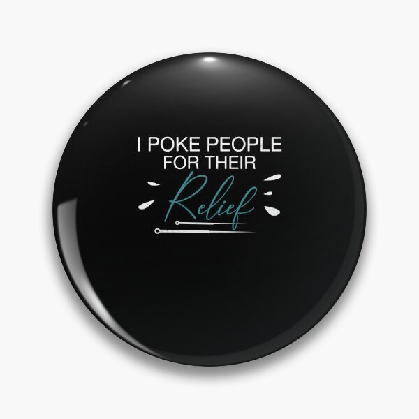 Item preview, I Poke People For Their Relief Acupuncturist Acupuncture Fan designed and sold by StrongShirts.