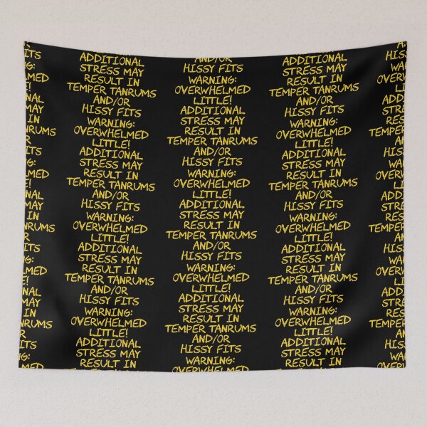 Item preview, Warning: overwhelmed little! designed and sold by Cloud-Boy.