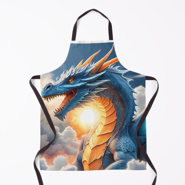 Item preview, Ice Blue Dragon in the Clouds designed and sold by BougieSouthern.