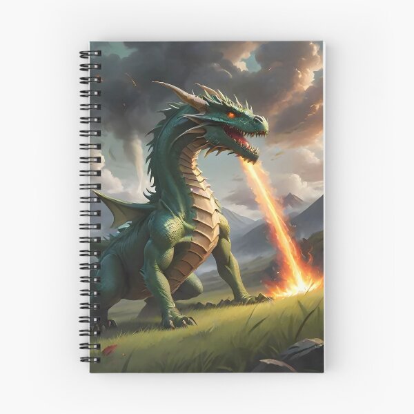 Item preview, Fire Breathing Green Dragon designed and sold by BougieSouthern.