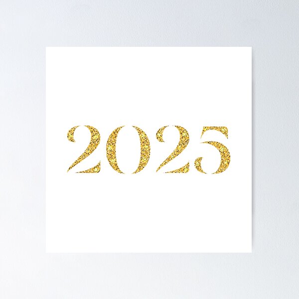 Item preview, 2025 Year Golden Glitter Elegant Print designed and sold by AnnaShalygina.