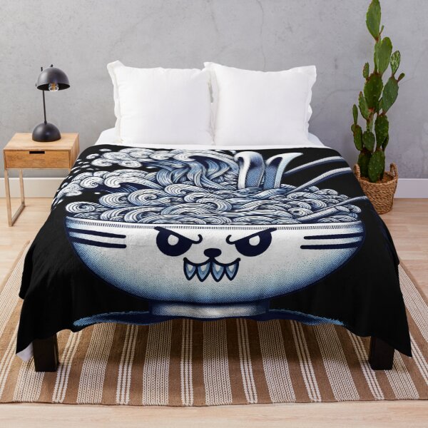 Item preview, Furious Ramen Wave: Japanese Inspired Artistic Bowl of Noodles designed and sold by zoughlal.