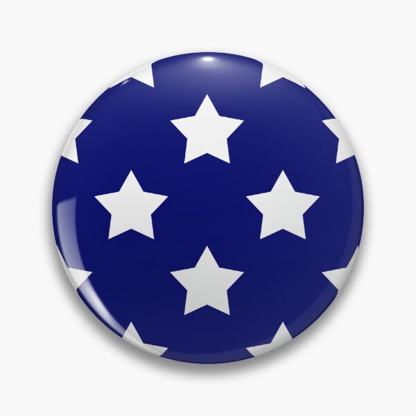 Item preview, White Stars Navy-Blue Background Pattern Design designed and sold by PatternTitan.