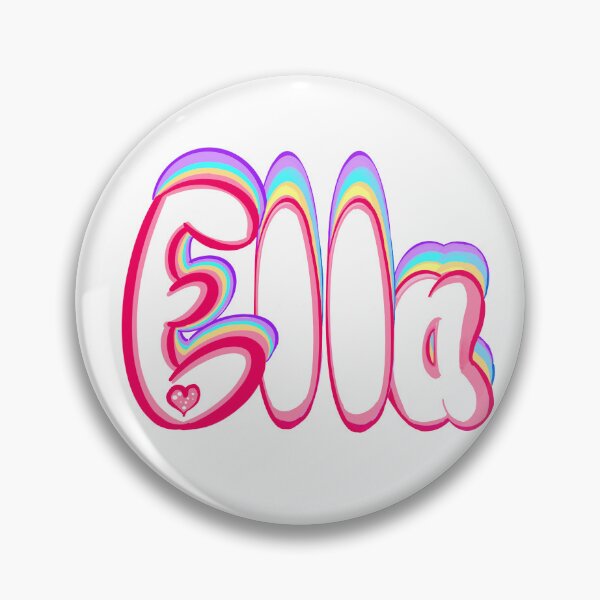 Item preview, Ella is a great player popular girls first name in white and pastels. Personalized personalised customised name Ella designed and sold by Artonmytee.