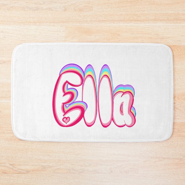 Item preview, Ella is a great player popular girls first name in white and pastels. Personalized personalised customised name Ella designed and sold by Artonmytee.