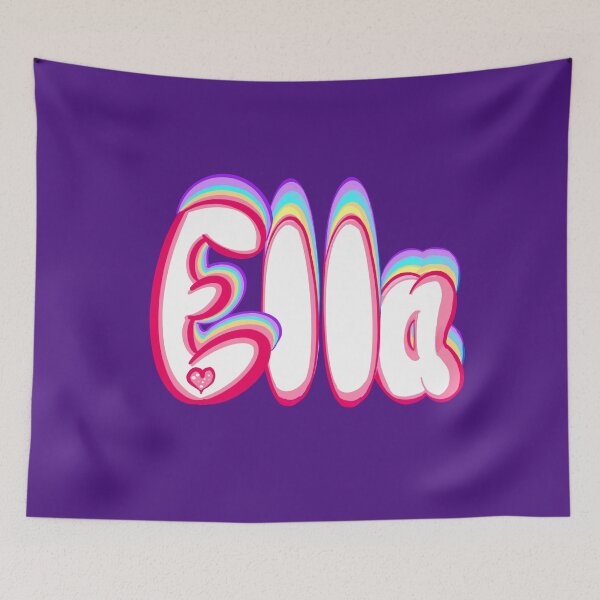 Item preview, Ella is a great player popular girls first name in white and pastels. Personalized personalised customised name Ella designed and sold by Artonmytee.