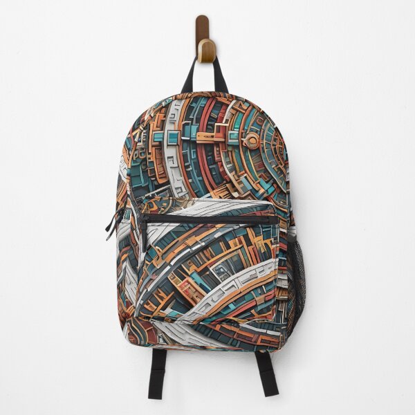 Item preview, Mandala with Technological and Geometric Motifs designed and sold by MandalasShops.