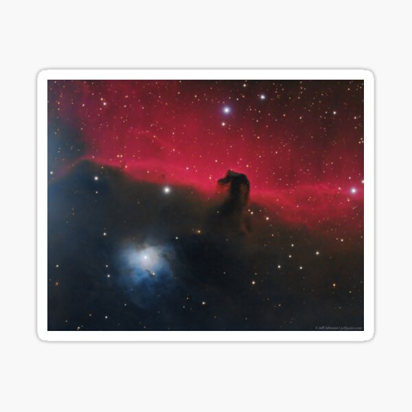 IC 434 and Horsehead Nebula Sticker