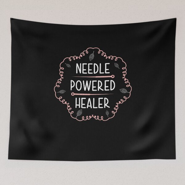 Item preview, Needle Powered Healer Acupuncture Therapy For Acupuncturists designed and sold by StrongShirts.