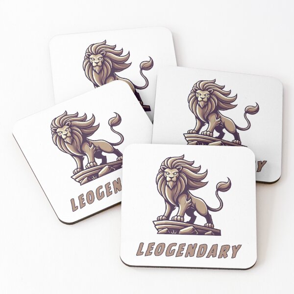 Item preview, Leogendary - leo wordplay, lion pun designed and sold by Funny-Banana.