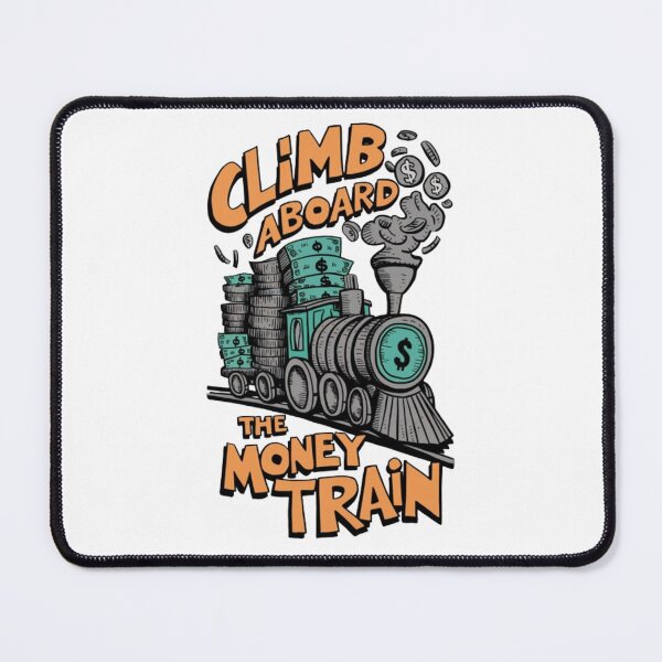 Item preview, Climb Aboard the Silver Money Train Topograghy designed and sold by EmeraldCauldren.