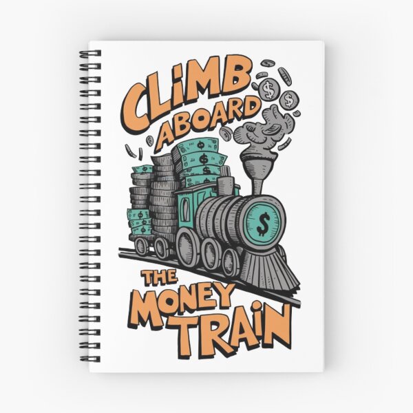 Item preview, Climb Aboard the Silver Money Train Topograghy designed and sold by EmeraldCauldren.