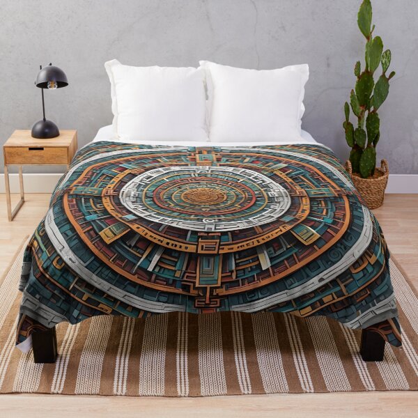 Item preview, Futuristic Mandala with Cybernetic Details designed and sold by MandalasShops.