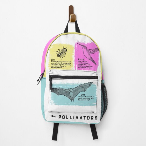 Item preview, Bee, Hummingbird & Bat Colorful Nature Design designed and sold by opalskystudio.