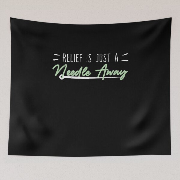 Item preview, Relief Is Just A Needle Away Chinese Medicine Acupuncturists designed and sold by StrongShirts.