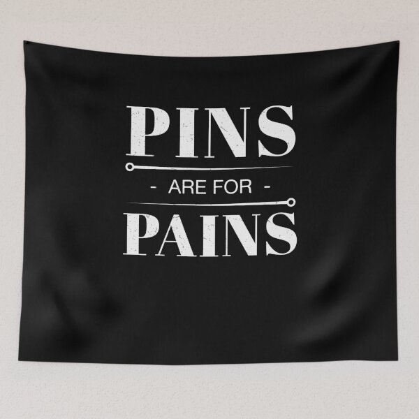 Item preview, Pins Are For Pains For Acupuncture Therapists Acupuncturists designed and sold by StrongShirts.