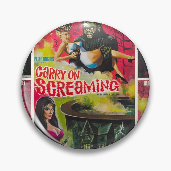 Item preview, Vintage Style CARRY ON SCREAMING Portrait Poster Art designed and sold by Michaelofthe80s.
