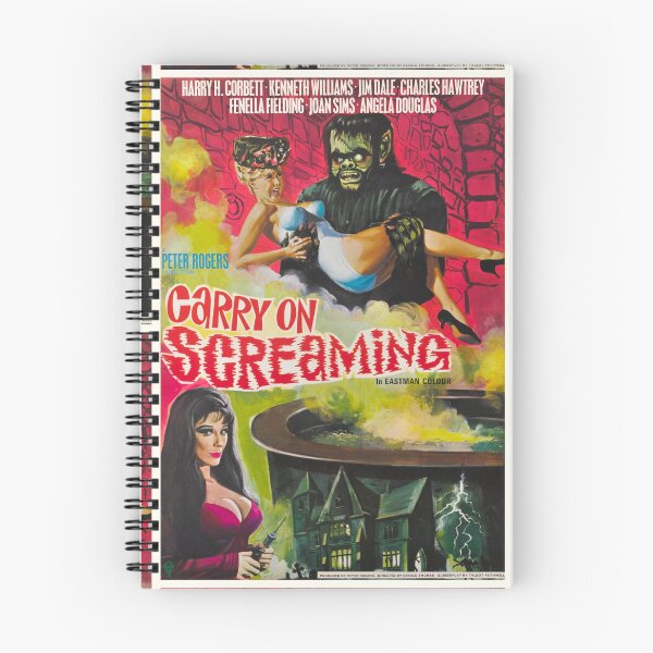 Item preview, Vintage Style CARRY ON SCREAMING Portrait Poster Art designed and sold by Michaelofthe80s.