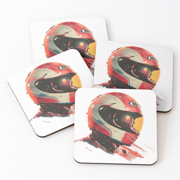 Item preview, Sleek Motorcycle Helmet Vector Art on Black Background Modern Illustration designed and sold by mrmonsif.