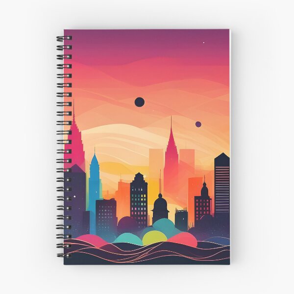 Item preview, Neon Cityscape: A Burst of Urban Color designed and sold by ZipperDragon88.