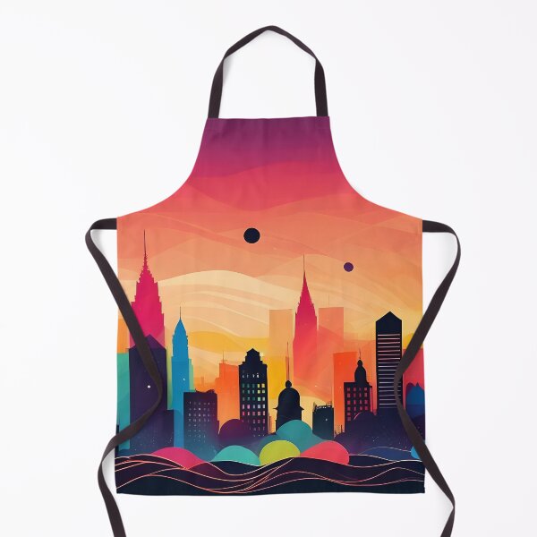 Item preview, Neon Cityscape: A Burst of Urban Color designed and sold by ZipperDragon88.
