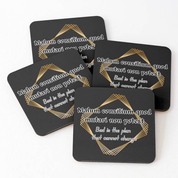 Item preview, Bad is the plan that cannot change, Latin designed and sold by MakeWayDesign.