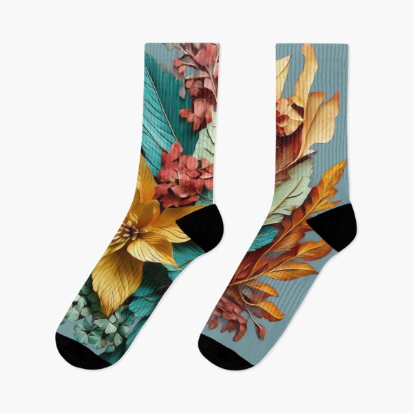 Item preview, Design A Piece Featuring Elements Of Nature Such As Leaves And Flowers, Autumn Flowers designed and sold by WATERDUST.