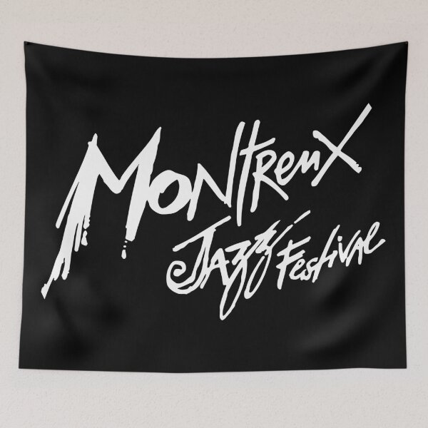 Item preview, Monteux Jazz Festival Logo White designed and sold by KeiraLawrence.