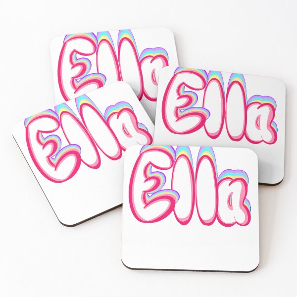 Item preview, Ella popular girls and women first name in white and pastels. Personalized personalised customised name Ella designed and sold by Artonmytee.